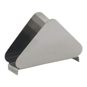 PORTA GUARDANAPO INOX TRIANGULAR - 5 ESTRELAS