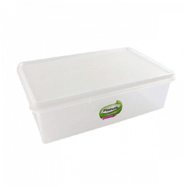 POTE CAIXA RETANGULAR 6,5 L. - COR NATURAL - PLASVALE