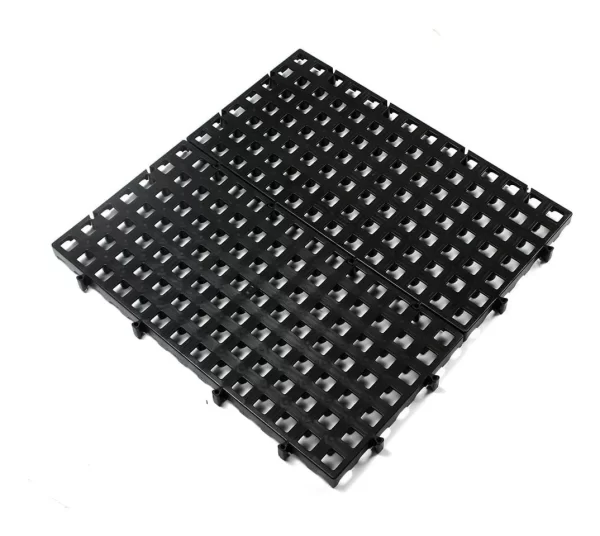 ESTRADO MODULAR PP PRETO 25X25X2,5CM