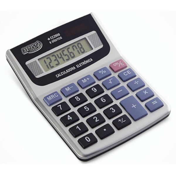 CALCULADORA 8 DIGITOS PEQUENA BRW