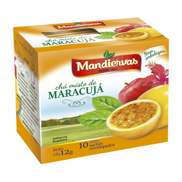 CHA MISTO MARACUJA 13GR - MANDIERVAS