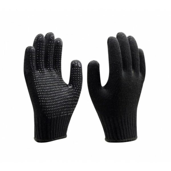 LUVA MALHA PIGMENTADA PRETA - CA 33818 - SUPER SAFETY