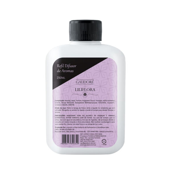 REFIL DIFUSOR DE AROMAS LILIFLORA 250ml - GAUDORE