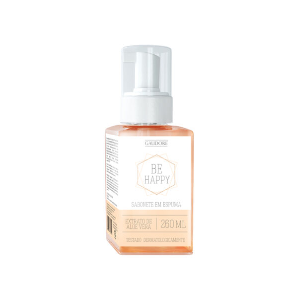 SABONETE ESPUMA BE HAPPY GAUDORE 260ml