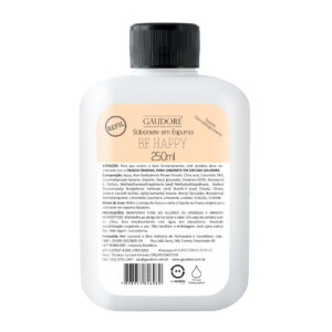 REFIL SABONETE ESPUMA BE HAPPY 250ml - GAUDORE