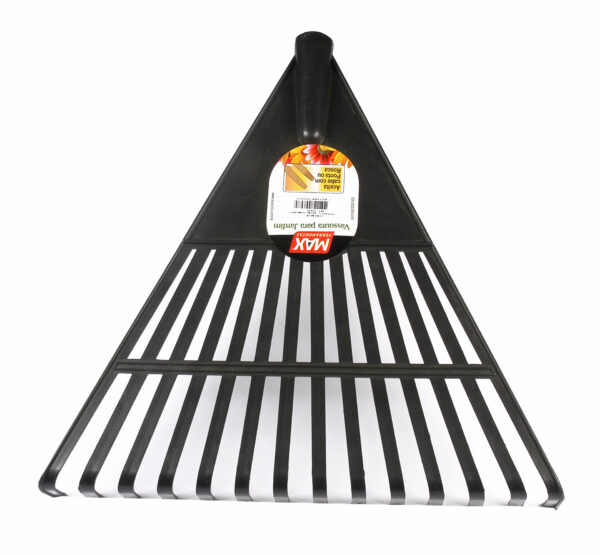 VASSOURA PARA JARDIM PLÁSTICA GRANDE C/ CABO - MAX FERRAMENTAS