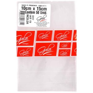 SACO TRANSP. INCOLOR 10X15 - GALA